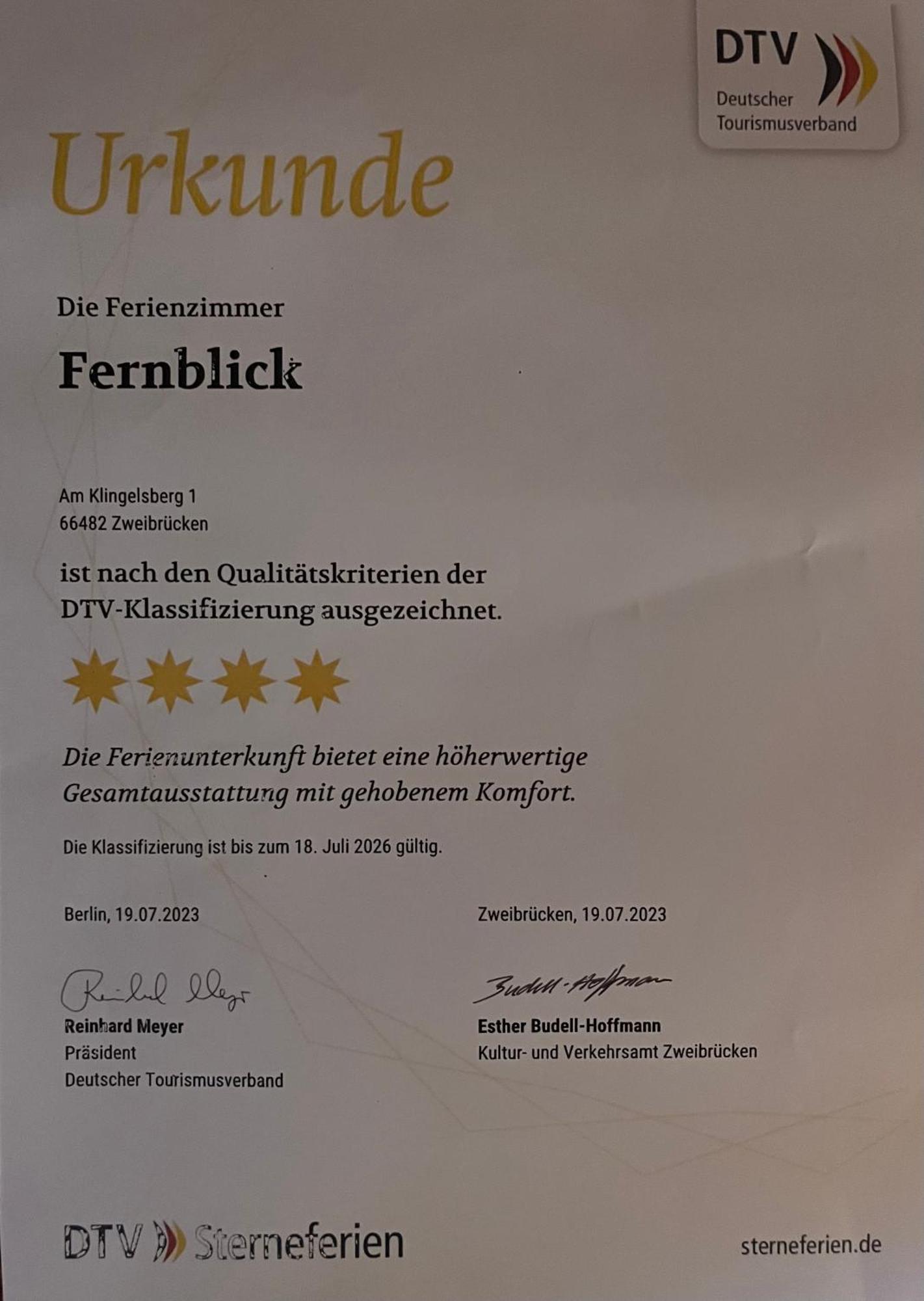 Ferienwohnung Fernblick Zweibrücken Exterior foto